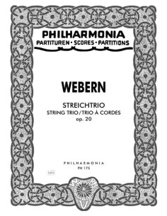 WEBERN A.-Trio Op.20 para Violin, Viola y Violoncello (PB) (Philarmonia)