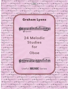 LYONS G.-Melodic Studies (24) for Oboe