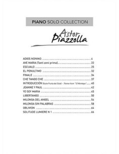PIAZZOLLA A.-Collection Piano Solo 2