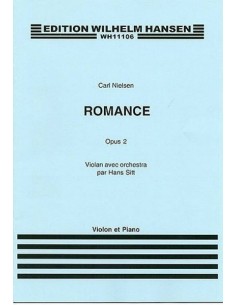 NIELSEN C.-Romance Op.2 for Violin and Piano (Sitt)