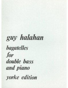 HALAGAN G.-Bagatelles per contrabbasso e pianoforte
