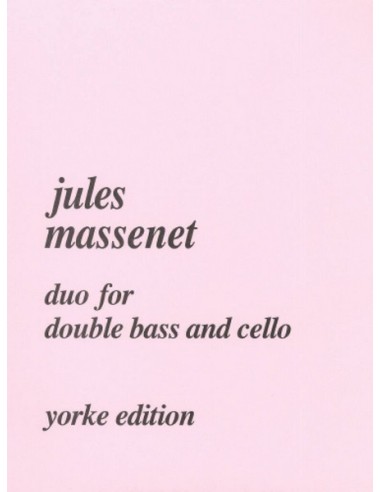 MASSENET J.-Duo per contrabbasso e viola
