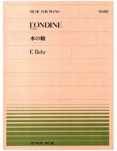 BEHR F.-L'Ondine Valzer per pianoforte