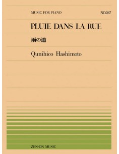 HASHIMOTO N.-Pluie dans la Rue für Klavier