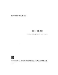 MORITZ E.-Scherzo para Fagot y Piano