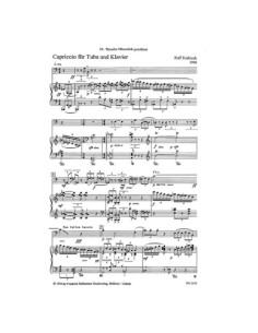 KUBICEK R.-Capriccio for Tuba and Piano 2