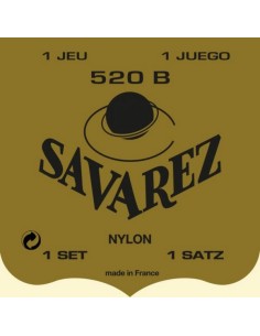 Savarez Cordes de Guitare Classique (520/B) Carta Blanca (Set Complet)