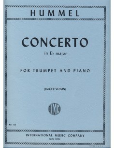 HUMMEL J.N.-Concerto in Eb Major for Trumpet in Bb and Piano (Fussl/Voisin)