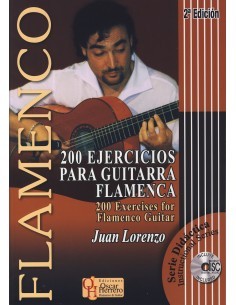 LORENZO Juan-Ejercicios (200) para Guitarra Flamenca (Inc.CD) (Español/Ingles)