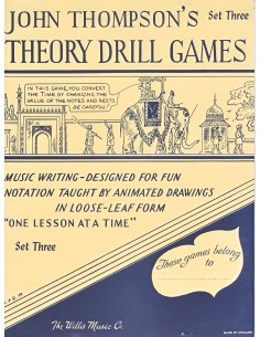 THOMPSON J.-Theory Drill Games 3 for Piano