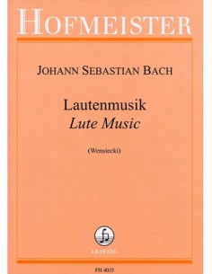 BACH J.S.-Album: Lautenmusik (Auswahl an Stücken) für Gitarre (Wensiecki)