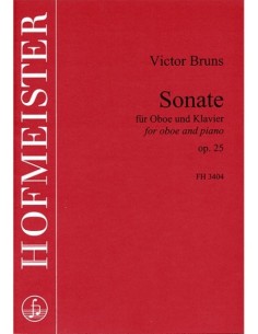 BRUNS V.-Sonata Op.25 for Oboe and Piano