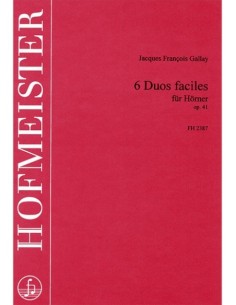 GALLAY J.F.-Easy Duos (6) Op.41 per 2 corni (Fatch)