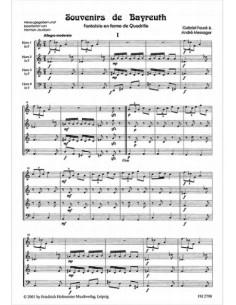 FAURE & MESSAGER-Bayreuth Souvenir per 4 corna (Jeurissen) 2