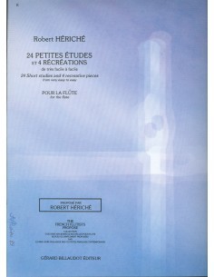 HERICHE R.-Piccoli studi (24) e 4 ricreazioni per flauto