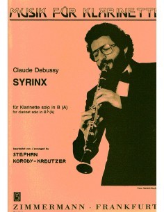 DEBUSSY C.-Syrinx for Clarinet in Bb or A (Korody & Kreutzer)