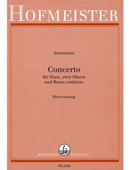 ANONIMO-Concerto per corno e pianoforte (Damm)