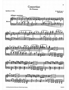 DAVID F.-Concertino Op. 4 in Mi bemolle maggiore per trombone tenore e pianoforte 2