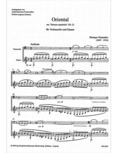 GRANADOS E.-Danza Española nº 2 (Oriental) para Violoncello y Guitarra (Burstein/Legnani) 2
