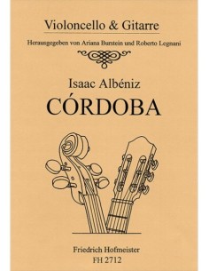 ALBENIZ I.-Cordoba Op.232 n° 4 pour violoncelle et guitare (Burstein/Legnani)