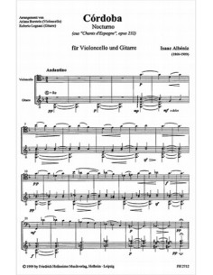 ALBENIZ I.-Cordoba Op.232 No. 4 for Cello and Guitar (Burstein/Legnani) 2