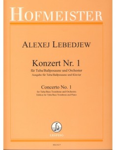 LEBEDJEW A.-Concerto No. 1 for Bass Trombone (Tuba) and Piano