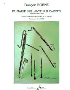 BORNE F.-Fantasia Brillante on Themes from "Carmen" for Bass Clarinet and Piano (Parisi)