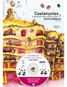 MALERAS E.-Castanyoles, Llibre 7: L'estudi del ritme musical (Inc. CD)
