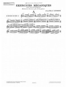 LONDEIX J.M.-Ejercicios Mecanicos Vol.2 para Saxofon 2